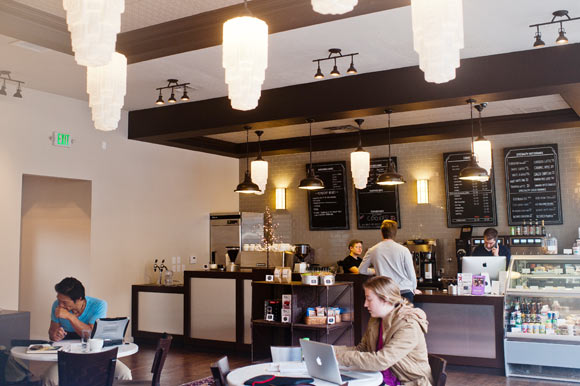 The Desk, a coworking spot in Capitol Hill, also offers a coffee shop.