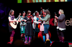 The WaterGirls perform at TEDx Mile High talks in November 2013.