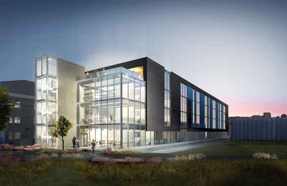 A rendering of the new Galvanize facility at 1644 Platte St. 