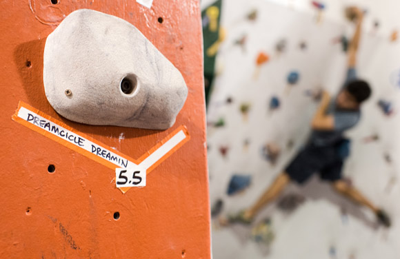 At climbing gyms like Movement and Thrillseekers, the walls are continuously changing. 