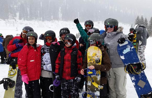 The Chill Foundation enjoying a day at Loveland.
