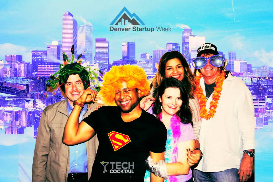 A moment of fun at Denver Startup Week 2013.