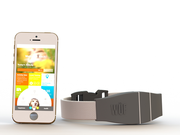 WÜF collar with mobile app.