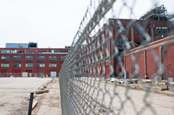 The abandoned Gates Rubber Company factory.