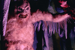  A custom Yeti animatronic terrorizes the 13th Floor.